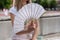 Elegant Lace Hand Fan: Fashionable Relief on a Hot Summer Day