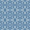 Elegant lace pattern with blue lines on white