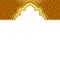 Elegant line islamic border decorative design