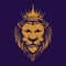 Elegant Lion King Royal Logo Company