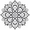 Elegant Mandala Coloring Page: Printable Stencil-inspired Flower And Nature Motifs