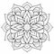 Elegant Mandala Design Coloring Pages For Relaxation