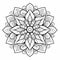 Elegant Mandala Floral Coloring Pages For Adults