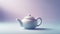 Elegant Minimalist Teapot, AI Generated