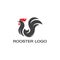 Elegant Modern Animal Design Rooster Chicken Illustration Design Concept