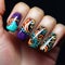 Elegant nails and trendy manicure showcase beauty, sophistication, and creativity in modern nail art, offering a glimpse