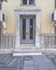 Elegant neoclassical house door