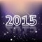 Elegant New Year 2015 background with stars and shines