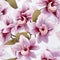 Elegant Orchid Elegance Seamless Art