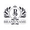 Elegant Ornamental B letter logo design