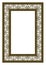 Elegant ornamental rectangle frame with lace pattern for laser c