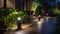 elegant outdoor yard lights