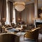 An elegant Parisian salon with silk drapes, gilded mirrors, and Louis XVI-style furniture3