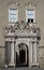 Elegant passage with coat-of-arms and windows in the Domquartier, Salzburg, Austria