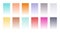 elegant pastel color soft gradient combination set vector illustration