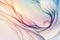 elegant pastel dreamy waves of abstract art. ai generated