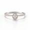 Elegant Pear Cut Diamond Ring In Platinum - Uhd Image