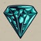 Elegant perfect colorful diamond template
