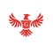 Elegant phoenix with letter G logo