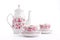 Elegant porcelain tea set