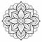 Elegant Printable Mandala Flower Coloring Pages For Adults