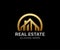 Elegant real estate logo design