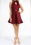 Elegant red one piece sleeveless dress with flared bottom - with white background, Latest Design Short Frocks For Girl, San