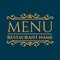 Elegant Restaurant Menu design. Vector