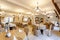 Elegant restaurant room before wedding