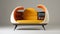 Elegant Retro-futuristic Curved Furniture With Art Deco Glamour