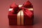 elegant ribbon-adorned velvet gift box