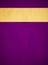 Elegant rich purple grunge background. Tan gold banner. Portrait orientation.