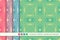 Elegant seamless pastel background set cross star square flower