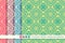 Elegant seamless pastel background set square frame check geometry