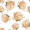 Elegant seamless patterny ellow beige rose