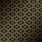 Elegant seamless tiled gold and black pattern design