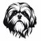 Elegant Shih Tzu Dog Vector Design - Free Download