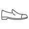 Elegant shoe repair icon, outline style