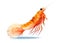 Elegant shrimp cocktail drawing for seafood lovers and culinary enthusiasts. Hand drawn seafood illustration. Prawn.