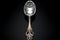 Elegant Silver antique spoon tool. Generate ai