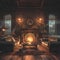 Elegant Steampunk Living Room - Interior Design Inspiration
