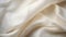 Elegant Style Pure White Silk Fabric Closeup Stock Photo