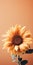 Elegant Sunflower Minimalist Mobile Wallpaper For Vizio M-series Quantum