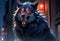 The Elegant Transformation of a Gothic Werewolf - A Captivating Digital Art Showcase