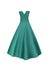 Elegant turquoise dress