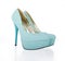 Elegant turquoise womens shoes