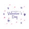 Elegant valentines day wishes background for lovers message