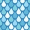 Elegant vector water drops seamless background