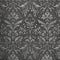 Elegant Vintage Floral Wallpaper Design in Monochrome, AI Generated