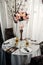 Elegant wedding reception table